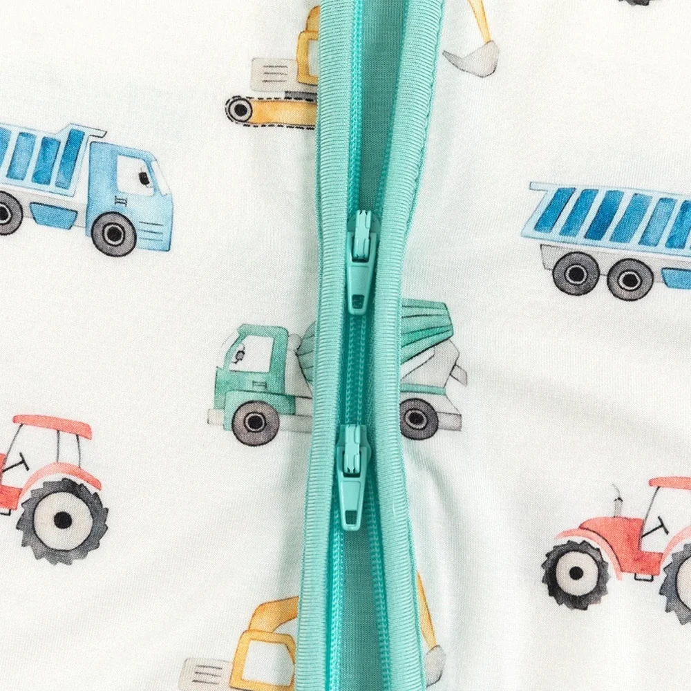 Bamboo Pajamas Excavator Sleeper 0-3m